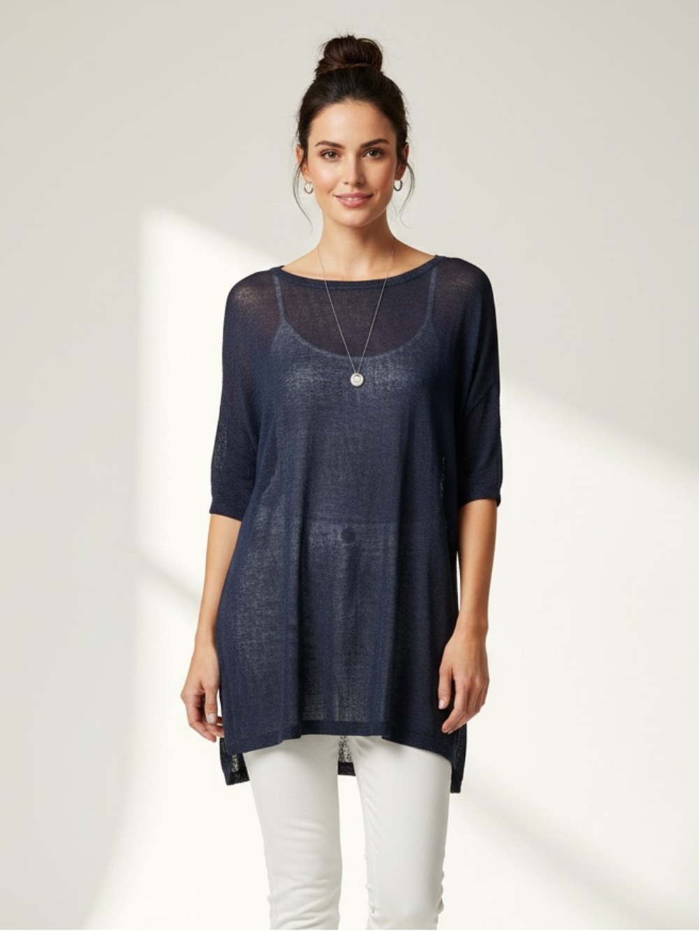 Pure Jill Linen Blend Tunic